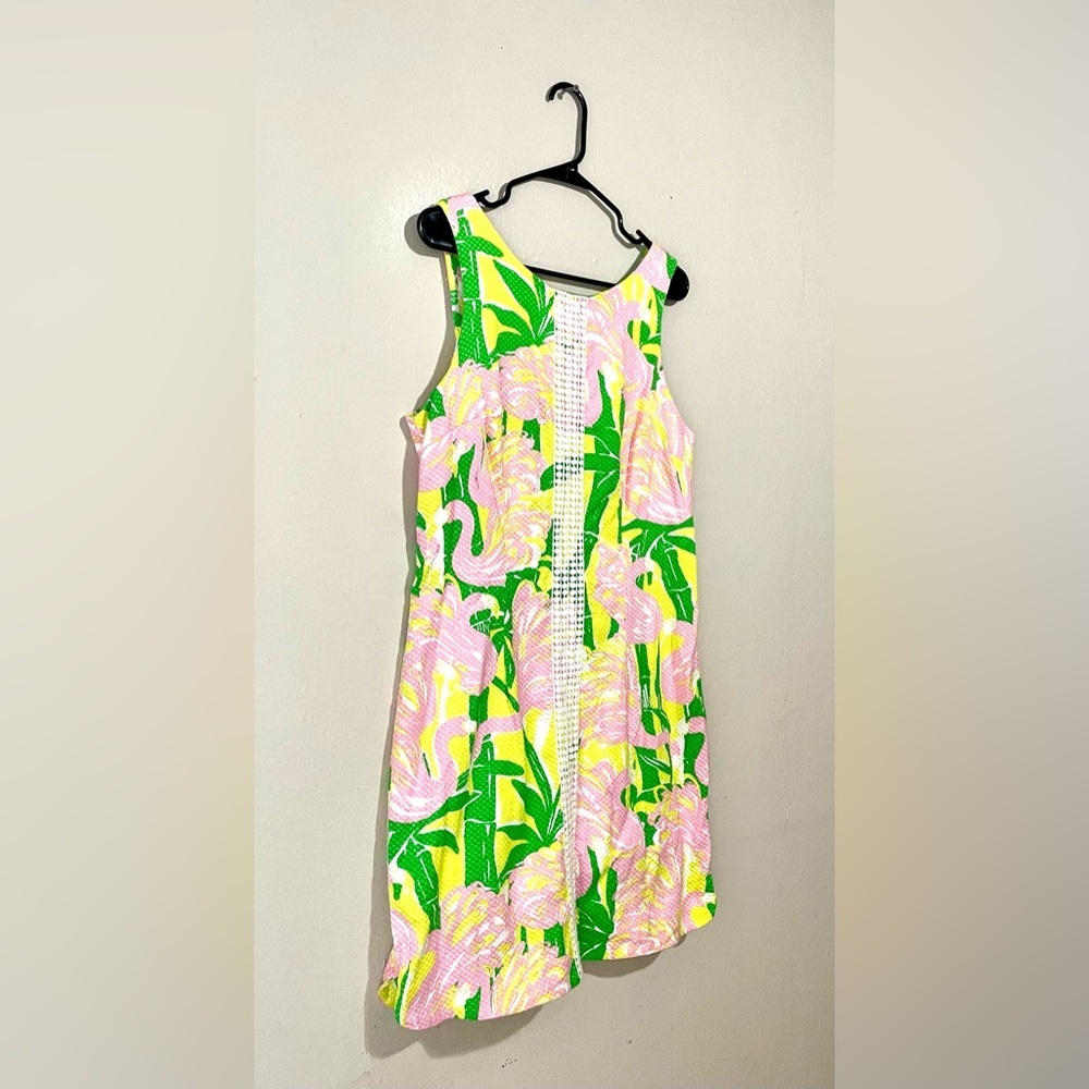 Lilly Pulitzer For Target 20th Anniversary Women's Fan Dance Shift Dress Sz‎ 14 - Picture 4 of 9